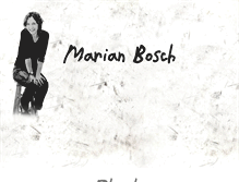 Tablet Screenshot of marianbosch.com